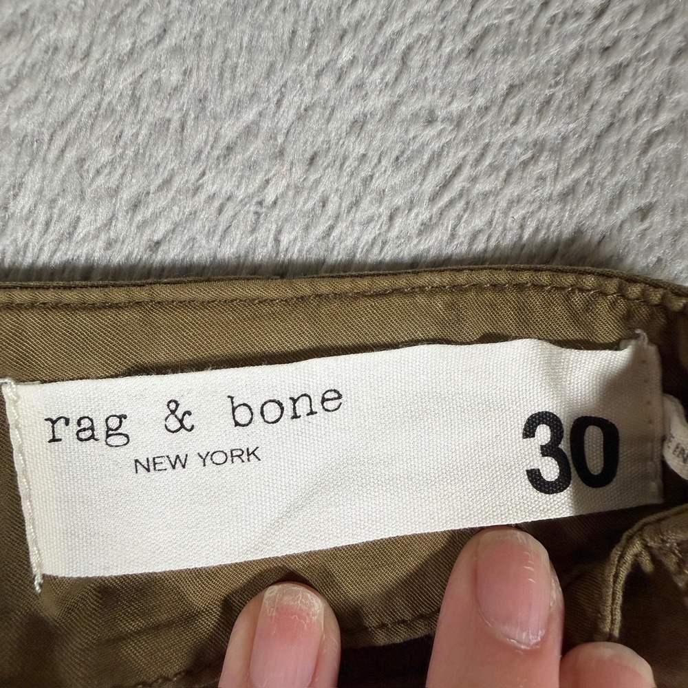 Rag & Bone - Field Cargo Jogger - Olive Green Utility Zip Cuff - SZ 30 - Picture 12 of 16